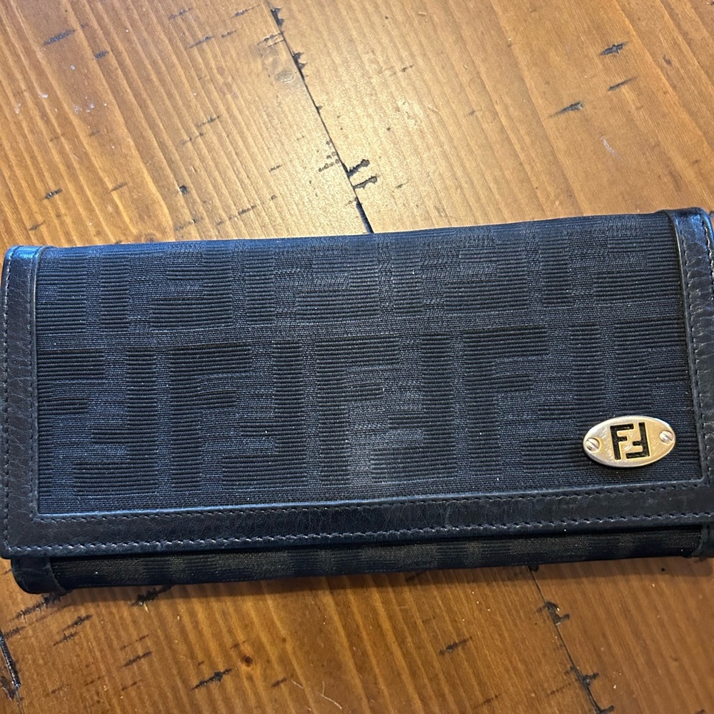 Fendi Black Wallet